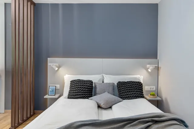 Studio 2 Frontansicht des Kingsize-Betts